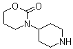 Tetrahydro-3-(4-piperidinyl)-2H-1,3-oxazin-2-one molecular structure (CAS 164518-99-4)