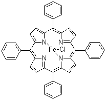 5,10,15,20-四苯基-21H,23H-卟吩氯化铁(III)分子结构 (CAS 16456-81-8)