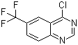 4-氯-6-三氟甲基喹唑啉分子结构 (CAS 16499-64-2)