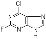 6-Chloro-2-fluoropurine molecular structure (CAS 1651-29-2)