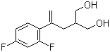 2-[2-(2,4-Difluorophenyl)-2-propen-1-yl]-1,3-propanediol molecular structure (CAS 165115-73-1)