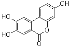 structure of CAS# 165393-06-6, Urolithin C;3,8,9-Trihydroxy-6H-dibenzo[b,d]pyran-6-one; 3,8,9-Trihydroxy-6H-benzo[c]chromen-6-one; 3,8,9-Trihydroxyurolithin