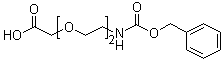 8-苄氧羰基氨基-3,6-二氧杂辛酸分子结构 (CAS 165454-06-8)