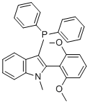 2-(2,6-Dimethoxyphenyl)-3-(diphenylphosphaneyl)-1-methyl-1H-indole molecular structure (CAS 1654755-02-8)