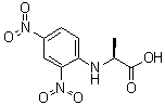 N-(2,4-二硝基苯基)-L-丙氨酸分子结构 (CAS 1655-52-3)