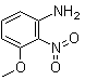 2-硝基-3-甲氧基苯胺分子结构 (CAS 16554-47-5)