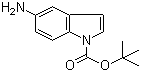 1-Boc-5-aminoindole molecular structure (CAS 166104-20-7)