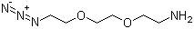 2-[2-(2-Azidoethoxy)ethoxy]ethanamine molecular structure (CAS 166388-57-4)