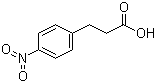 3-(4-硝基苯基)丙酸分子结构 (CAS 16642-79-8)