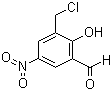 3-Chloromethyl-5-nitrosalicylaldehyde molecular structure (CAS 16644-30-7)