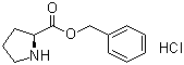 结构式 CAS# 16652-71-4, L-脯氨酸苄酯盐酸盐