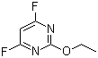 2-乙氧基-4,6-二氟嘧啶分子结构 (CAS 166524-65-8)