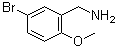 5-Bromo-2-methoxy-benzenemethanamine molecular structure (CAS 166530-78-5)