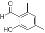 2-Hydroxy-4,6-dimethylbenzaldehyde molecular structure (CAS 1666-02-0)