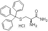 结构式 CAS# 166737-85-5, S-三苯甲基-L-半胱氨酰胺