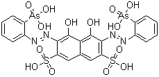 Arsenazo III molecular structure (CAS 1668-00-4)