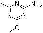 2-氨基-4-甲基-6-甲氧基-1,3,5-三嗪分子结构 (CAS 1668-54-8)