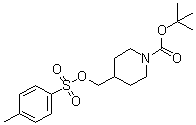 4-[[(4-Tolylsulfonyl)oxy]methyl]piperidine-1-carboxylic acid tert-butyl ester molecular structure (CAS 166815-96-9)