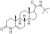 N-叔丁基-3-酮-4-氮杂-5a-雄甾烯-17b-酰胺分子结构 (CAS 166896-74-8)