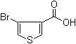 structure of CAS# 16694-17-0, 4-Bromo-3-thiophenecarboxylic acid;3-Bromo-4-thiophenecarboxylic acid