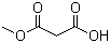 structure of CAS# 16695-14-0, Propanedioic acid 1-methyl ester;Propanedioic acid monomethyl ester; (Methoxycarbonyl)acetic acid; 3-Methoxy-3-oxopropanoic acid; Hydrogen methyl malonate
