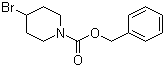 Benzyl 4-bromopiperidine-1-carboxylate molecular structure (CAS 166953-64-6)