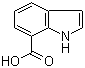 结构式 CAS# 1670-83-3, 7-吲哚甲酸; 吲哚-7-羧酸