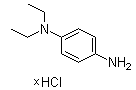 4-氨基-N,N-二乙基苯胺盐酸盐分子结构 (CAS 16713-15-8)