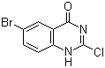 6-Bromo-2-chloro-4(3H)-quinazolinone molecular structure (CAS 167158-70-5)