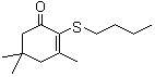 2-(Butylthio)-3,5,5-trimethyl-2-cyclohexen-1-one molecular structure (CAS 167161-92-4)