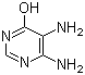 4,5-二氨基-6-羟基嘧啶分子结构 (CAS 1672-50-0)