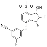 Belzutifan molecular structure (CAS 1672668-24-4)