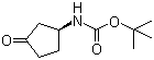 structure of CAS# 167298-40-0, [(1S)-3-Oxocyclopentyl]carbamic acid tert-butyl ester