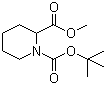 Methyl N-Boc-piperidine-2-carboxylate molecular structure (CAS 167423-93-0)