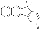 3-溴-11,11-二甲基-11H-苯并[b]芴分子结构 (CAS 1674334-59-8)