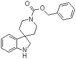 structure of CAS# 167484-18-6, Benzyl spiro[indoline-3,4'-piperidine]-1'-carboxylate;1,2-Dihydrospiro[3H-indole-3,4'-piperidine]-1'-carboxylic acid phenylmethyl ester; 1'-(Benzyloxycarbonyl)spiro(indoline-3,4'-piperidine)