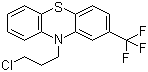 结构式 CAS# 1675-46-3, 10-(3-氯丙基)-2-(三氟甲基)-10H-吩噻嗪
