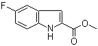 5-Fluoro-1H-indole-2-carboxylic acid methyl ester molecular structure (CAS 167631-84-7)