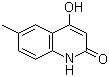 4-羟基-6-甲基-2-喹啉酮分子结构 (CAS 1677-44-7)