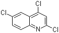 2,4,6-Trichloroquinoline molecular structure (CAS 1677-50-5)