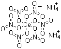 结构式 CAS# 16774-21-3, 硝酸铈铵