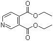 3,4-吡啶乙二酸二乙酯分子结构 (CAS 1678-52-0)