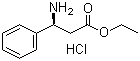 (S)-3-Amino-3-phenylpropanoic acid ethyl ester hydrochloride molecular structure (CAS 167834-24-4)