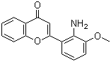 structure of CAS# 167869-21-8, PD 98059;2-(2-Amino-3-methoxyphenyl)-4H-1-benzopyran-4-one