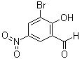 3-Bromo-5-nitrosalicylaldehyde molecular structure (CAS 16789-84-7)