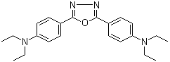 2,5-二(4-二乙基氨基苯基)-1,3,4-恶二唑分子结构 (CAS 1679-98-7)