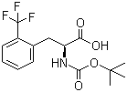 Boc-2-(Trifluoromethyl)-L-phenylalanine molecular structure (CAS 167993-21-7)