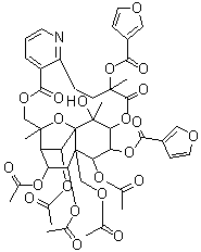 结构式 CAS# 168009-85-6, 18-O-(3-糠酰)雷公藤春碱