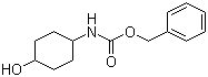 structure of CAS# 16801-62-0, N-Cbz-4-aminocyclohexanol;N-Cbz-4-hydroxycyclohexanamine; trans-1-Cbz-amino-4-hydroxycyclohexane