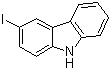 structure of CAS# 16807-13-9, 3-Iodocarbazole;3-Iodo-9H-carbazole